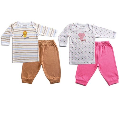 Long Sleeve Slip on Shirt & Pants Set