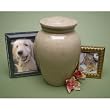 Cremation Urn sculpture Marble art memorial statue (The Digital Angel)