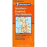 Michelin Map No. 502, Northern England, The Midlands