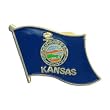 Kansas Flag Lapel Pin