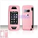 SOLID PINK SNAP-ON COVER HARD CASE PHONE PROTECTOR for LG VX-10000 VOYAGER VX10000