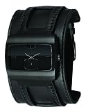 Vestal Men's SN032 Saint All Black Leather Watch