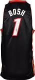 Chris Bosh Autographed Jersey | Details: Miami Heat, Black Adidas Authentic