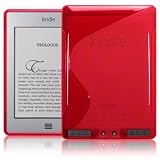 AMAZON KINDLE TOUCH DELUXE TPU SILIKON H�LLE CASE COVER IN ROT + QUBITS MICROFIBER TISSUEvon "QUBITS"
