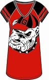 Georgia Bulldogs UGA Women's Jersey Style Nightshirt