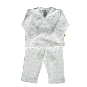 Noa Lily Kimono Set, Pink Hearts