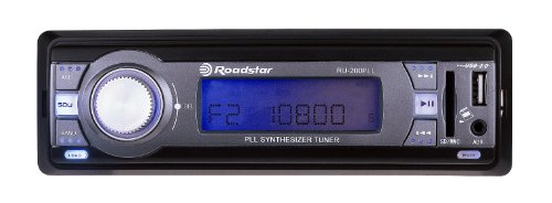 Roadstar RU-200PLL Autoradio (UKW/ MW-Tuner, 28 Watt, SD-Kartenslots, USB 2.0) schwarz