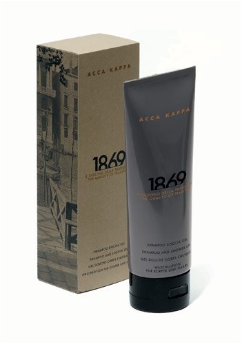 Acca Kappa 1869 Shampoo & Shower Gel For Men 6.7 Oz. From Italy