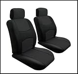 Front Car Seat Covers Solid Black 4pcs Fb050 Black Front