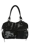 Black And Grey Tie Dye Pocket Bag
