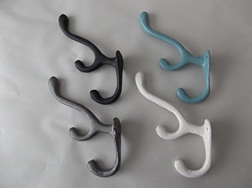 Cast Iron Hall Tree Hook (Heirloom White)