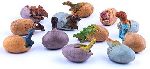 12 pcs Jurassic World Small Dinosaur Eggs Figures Toy Set