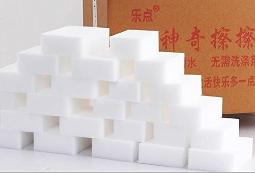100PCS Cleaning Magic Sponge Eraser Melamine Cleaner Multi-functional Foam White