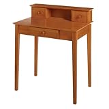 Winsome Wood Writing Desk, Honey
