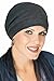100% Cotton Trinity Turban - 3 Looks in One! Slouchy Chemo Hats for Cancer Patients