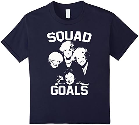Kids SQUAD GOALS TShirt 6 Navy