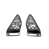 2006-2010 Buell XB Firebolt 9R 12R Carbon Fiber Rear Heel Plates by TEKARBON