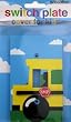 Sassafras Yellow School Bus Switch Plate Cover for Kid's Room
