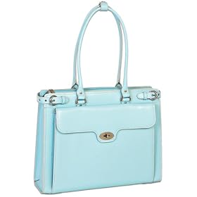 McKlein WINNETKA Leather Ladies Briefcase w  Sleeve Laptop Cases