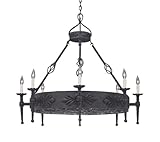 IMAGE OF Alhambra Collection Round Island Iron Chandelier