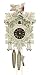 Schneider 12 Inch Black Forest White Cuckoo Clock