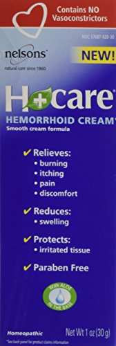 Nelsons Bach Hemorrhoid Cream 1 oz.