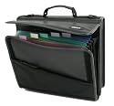 Case-it Leather Look 1 1/2 Inch 3-Ring Zipper Binder with Removable Tab File (LL-D-900)