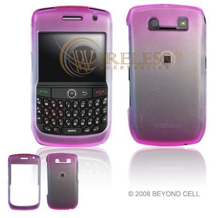 Blackberry Curve 8900 Javelin Cell Phone 2 Tone Ice Pink Protective Case Faceplate Cover