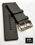 28mm MODENA Flat Rubber dive watch band, strap