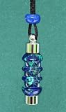 Essential Guardian Whiffer AromaPendant - Essential Oil Aromatherapy Diffuser Pendant with EMF Crystal Catalyst Bead - Silver Satin Cord