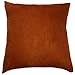 DreamHome - Solid Faux Suede Decorative Pillow Cover/Euro Sham, 26