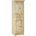 Strasser Woodenworks Cabinets 44 666 Accent Linen Mitred Maple Moc 19 5 x 21 x 70 Chrome Maple Moc