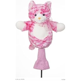  Candy The Cat 460cc Golf Head Cover Pink Adorable NEW
