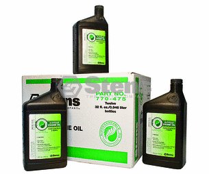 Stens Bio 4-cycle Engine Oil / 10W30-SJ Wt, Twelve 32 Oz. Btl