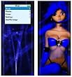 Blue Girl Design Decal Skin Sticker for Apple iPod nano 2G (2nd Generation) 2GB/ 4GB/ 8GB Player
