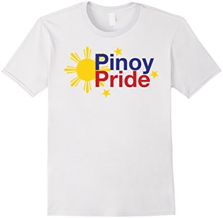 Men's Pinoy Pride Philippines T-Shirt  Large White