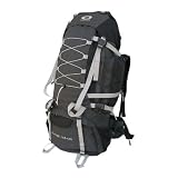 Kemyer 7100 Cubic Inches Deluxe Hiking Backpack – Black