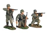 William Britain World War II 54mm Figures GERMAN WEHRMACHT FIRING SET #1, 3PCE SET