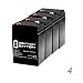 Mighty Max Battery ML4-6 - 6V 4.5AH Replacement Battery for YT-645 with F1 Terminal - 4 Pack brand product
