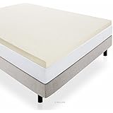 LUCID 3 Inch Ventilated Memory Foam Mattress Topper 3-Year Warranty - Queen