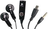 HTC Touch Pro Stereo Headphones with 3.5mm Headset Adapter - Original (OEM) 36H00622-00M