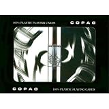 Cartes �  jouer Copag Argent au Bridge en plastique taille Jumbo - design Paix