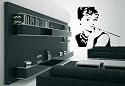 Audrey Hepburn Breakfast At Tiffanys Wall Vinyl Decal