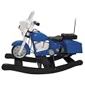 37" Wooden Police Motorcyle Rocker