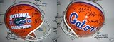 2006 Florida Gators Team Signed Florida Gators BCS Logo Full-Size Deluxe Replica Helmet