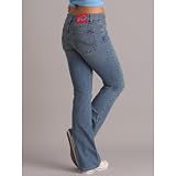 Buffalo Bills Women's Cheerleader Boot Jeans - Medium Wash 4x33
