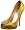 Badgley Mischka Women's Lissa Open-Toe Pump,Gold Satin,8 M US