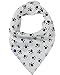 Bonzerdigs Baby Bandana Drool Bibs with Adjustable Snaps - Super Absorbent Cotton Cloth - Pack of 4