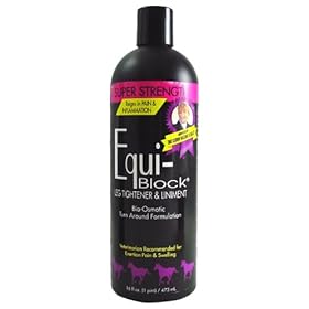  Miracle Coat Equi-Block Horse Leg Tightener & Liniment Light Formula, 16-Ounces