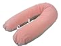 Coussin d'allaitement "bois de rose/gris", D�houssable, 180cm, FABRICATION FRANCAISE